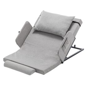 4-68Â° Lift Range Electric Adjustable Bed Backrest with Safety Rails, 300 lbs Capacity, Ideal for Elderly, Pregnancy