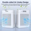 MOOKA TM06 White Air Purifiers for Home Large Room Pets Up to 2200 Sq Ft, H13 True HEPA Air Purifier Cleaner, Fragrance
