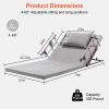 4-68Â° Upgraded Lifting System Electric Adjustable Bed Backrest with Collapsible Safety Rails, Remote Control, 300 lbs Capacity, Ideal for Elderly